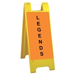 Minicade Yellow - 12" x 24" High Intensity Prismatic Grade Legends