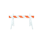 Two A-Frame Legs with One 6' High Intensity Prismatic Grade
Sheeted I-Beam