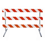6' Type III-Telespar Feet & 63" Uprights with High Intensity Prismatic Grade Striped
Sheeting - Both Sides