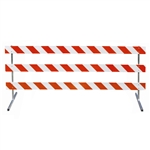 10' Type III-Telespar Feet & 63" Uprights with Diamond Grade Striped Sheeting (Both
Sides)
