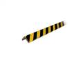 Knuffi Model H+ Corner Bumper Guard Reflective Black/Yellow 1M