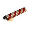 Knuffi Model A+ Corner Wall Protection Kit Reflective Red/White 1M