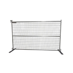 Temporary Construction Fence Panels, Galvanized Steel (6 X 9.5' ft.)