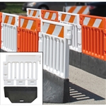 Strongwall ADA Pedestrian Barricade - White