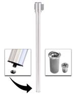 Mini Floor Socket and Cap for Removable Stanchion