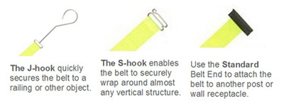 Jettrac Belt End Options