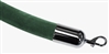 Velour Rope Hunter Green with Metal Ends