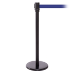 QueuePro 200, Black, Barrier with 11' Blue Belt
