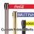Premium Belt Barrier with 11' ft X 3" WIDE CUSTOM Printed Belt - SPECIAL