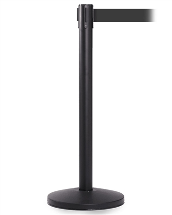Retractable Belt Stanchion for "Q-Boss Panels" 11' ft belt