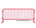 Crowd Control Steel Barricade - Red
