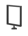 Stanchion Sign Holder Black - 8.5" X 11" with Acrylic SFA811SD