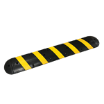 Plasticade Premium 6' Textured Rubber Speed Bump | Heavy-Duty Traffic Speed Reduction